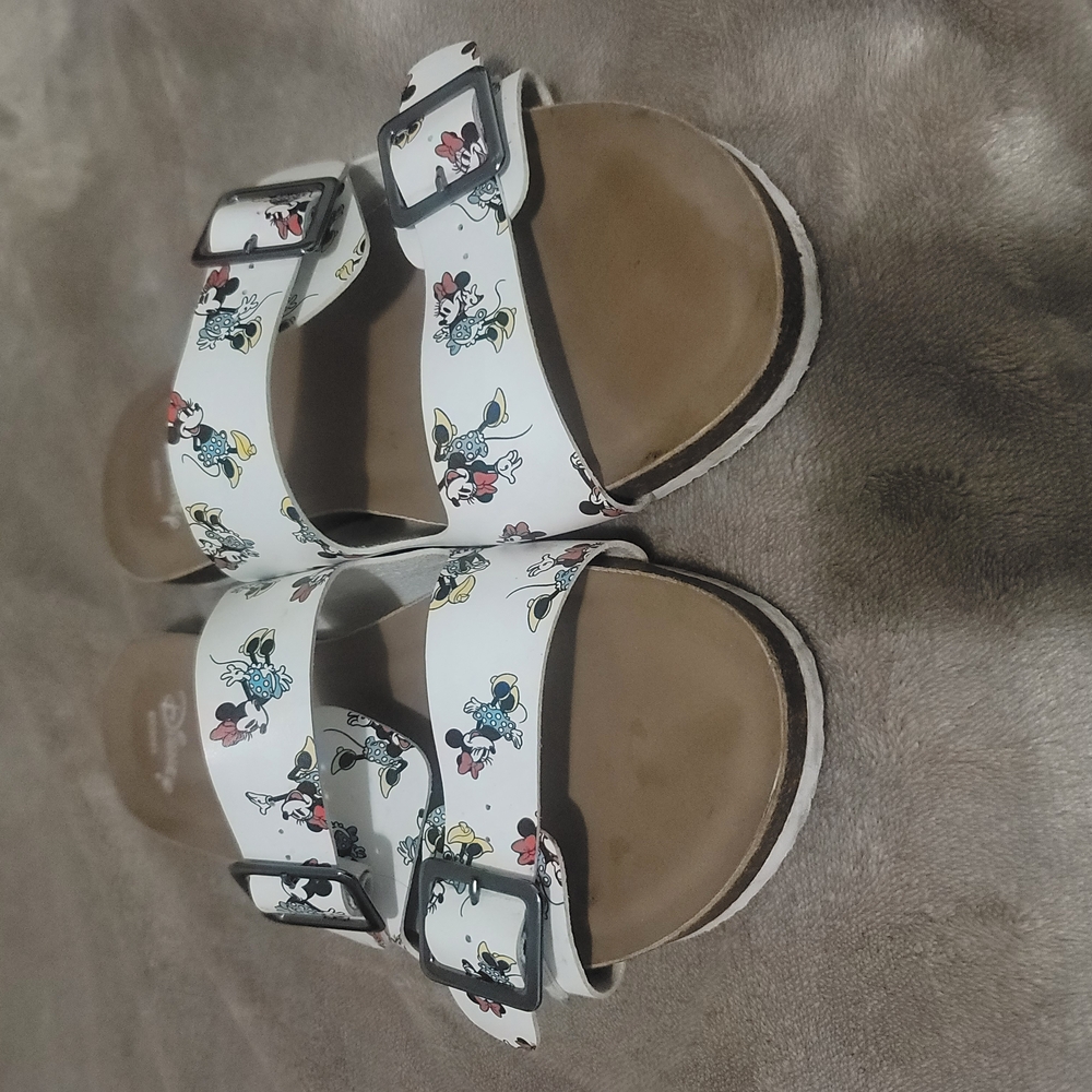 Disney Womens Sandals - White with Character Print